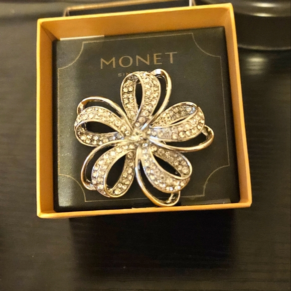 Monet Jewelry - Crystal Broach